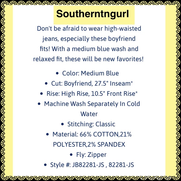 NWT JUDY BLUE High Rise Distressed Boyfriend Fit Jeans - Picture 5 of 13